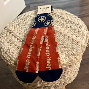 Jeep socks one size fits most.